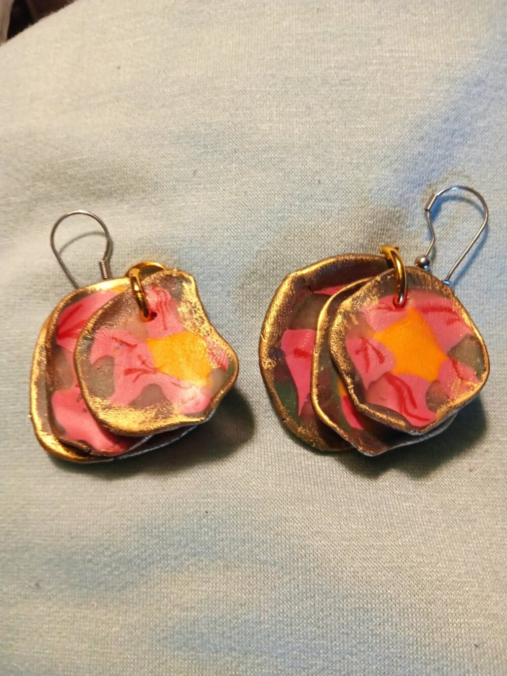 "Popato Chip Earrings"